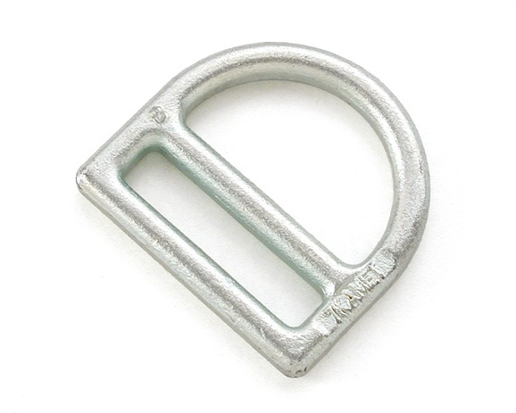 D-ring met gleuf 45mm 9mm
